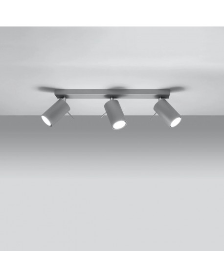 Plafon RING 3 szary Sollux SL.0451