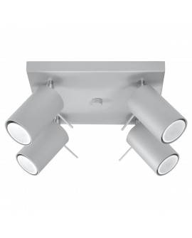 Plafon RING 4 szary Sollux SL.0452