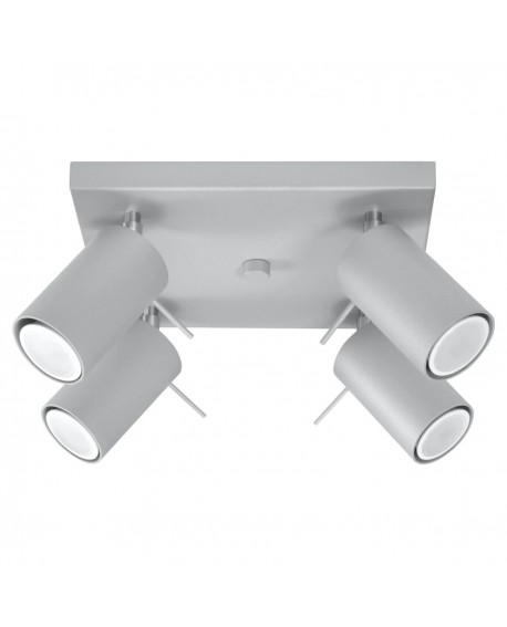 Plafon RING 4 szary Sollux SL.0452