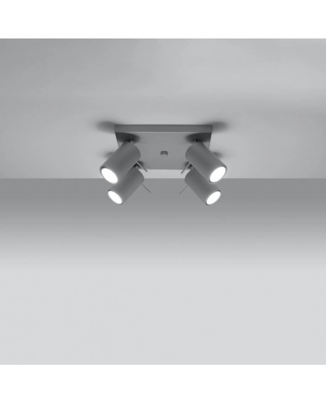 Plafon RING 4 szary Sollux SL.0452