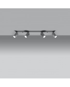 Plafon RING 4L szary Sollux SL.0453