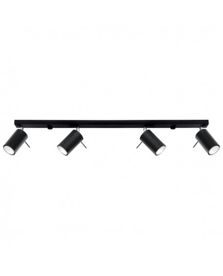 Plafon RING 4L czarny Sollux SL.0332