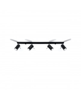 Plafon RING 4L czarny Sollux SL.0332