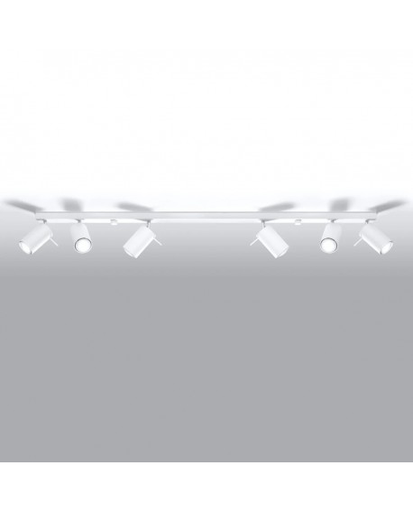 Plafon RING 6L biały Sollux SL.0333