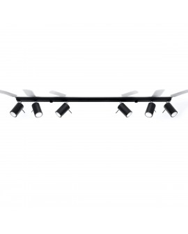 Plafon RING 6L czarny Sollux SL.0334