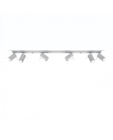 Plafon RING 6L szary Sollux SL.0454