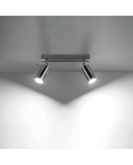 Plafon RING 2 chrom Sollux SL.0728