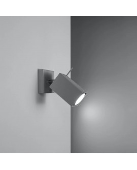 Kinkiet MERIDA 1 szary Sollux SL.0455