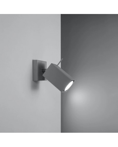 Kinkiet MERIDA 1 szary Sollux SL.0455