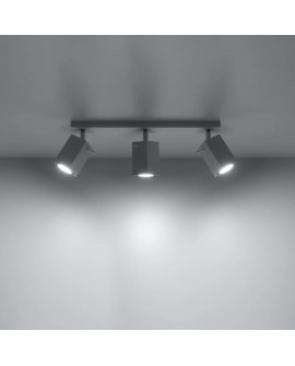 Plafon MERIDA 3 biały Sollux SL.0097