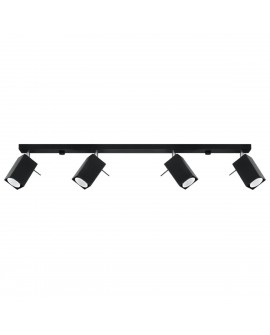 Plafon MERIDA 4L czarny Sollux SL.0459