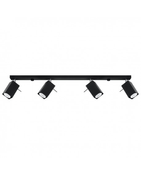 Plafon MERIDA 4L czarny Sollux SL.0459