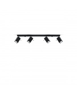 Plafon MERIDA 4L czarny Sollux SL.0459