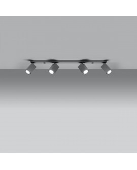 Plafon MERIDA 4L szary Sollux SL.0461