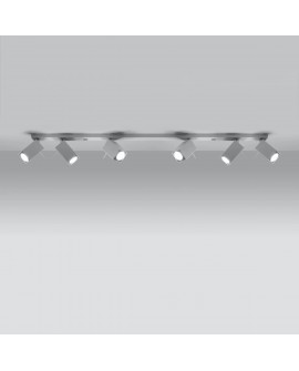 Plafon MERIDA 6L biały Sollux SL.0464