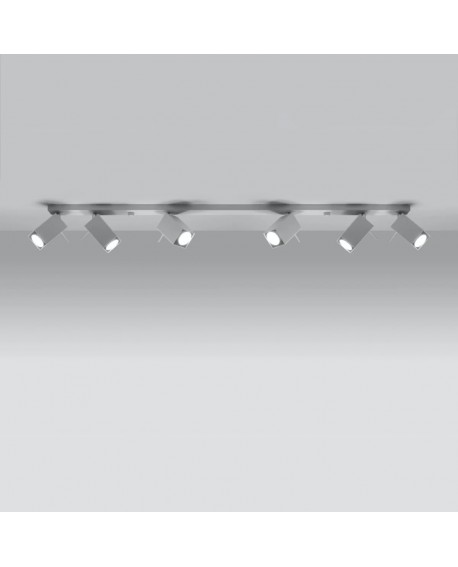 Plafon MERIDA 6L biały Sollux SL.0464