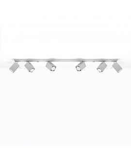 Plafon MERIDA 6L szary Sollux SL.0462