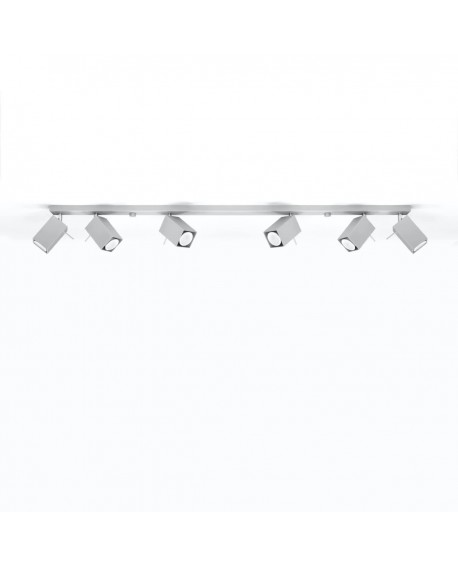 Plafon MERIDA 6L szary Sollux SL.0462