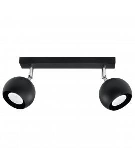 Plafon OCULARE 2 czarny Sollux SL.0444