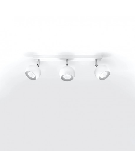Plafon OCULARE 3 biały Sollux SL.0439