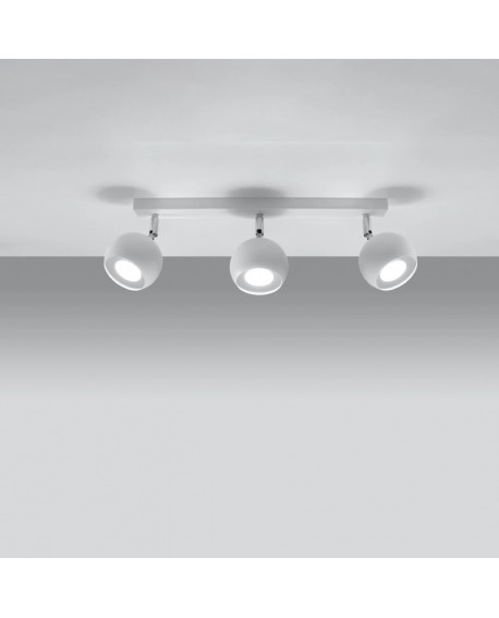 Plafon OCULARE 3 biały Sollux SL.0439