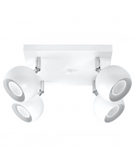 Plafon OCULARE 4 biały Sollux SL.0440