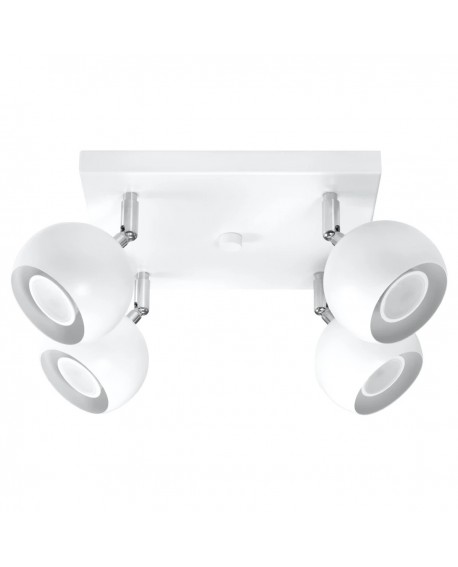 Plafon OCULARE 4 biały Sollux SL.0440
