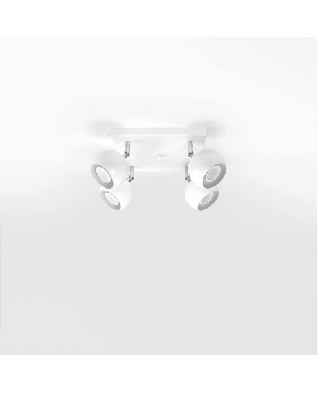 Plafon OCULARE 4 biały Sollux SL.0440