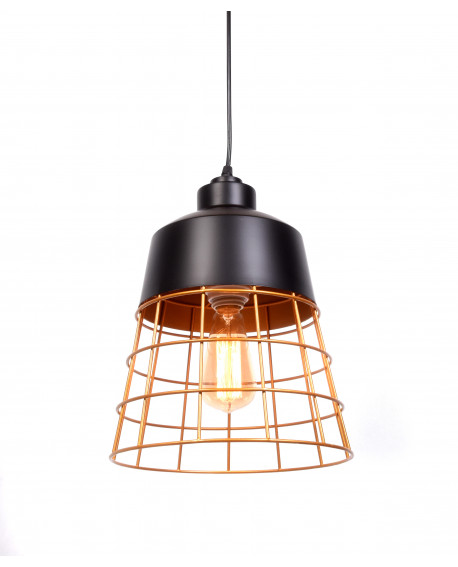 LAMPA WISZĄCA INDUSTRIALNA LOFT CZARNA BAGSY