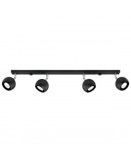 Plafon OCULARE 4L czarny Sollux SL.0447