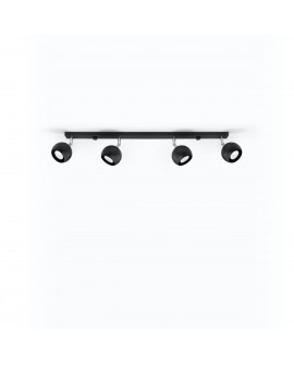 Plafon OCULARE 4L czarny Sollux SL.0447