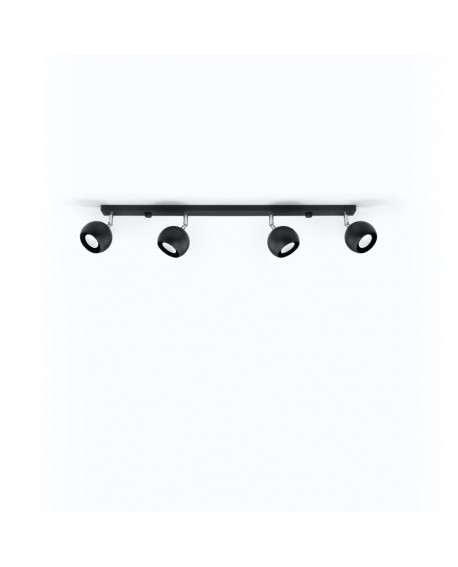 Plafon OCULARE 4L czarny Sollux SL.0447