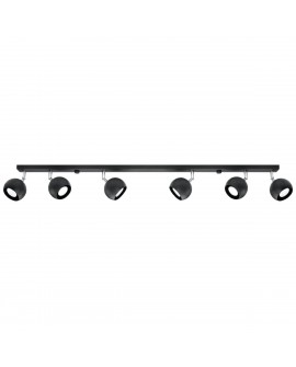 Plafon OCULARE 6L czarny Sollux SL.0448