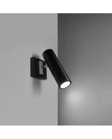 Kinkiet DIREZIONE czarny Sollux SL.0498