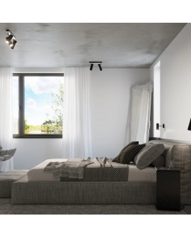 Plafon DIREZIONE 1 czarny Sollux SL.0499