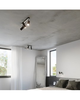 Plafon DIREZIONE 1 czarny Sollux SL.0499