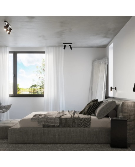 Plafon DIREZIONE 3 czarny Sollux SL.0501