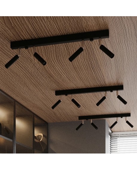 Kinkiet EYETECH 1 czarny Sollux SL.0897