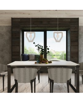 Lampa wisząca TRES biała Sollux SL.0929