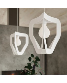 Lampa wisząca TRES biała Sollux SL.0929