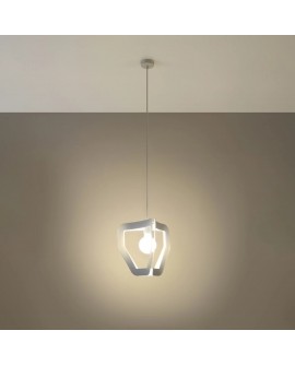 Lampa wisząca TRES biała Sollux SL.0929