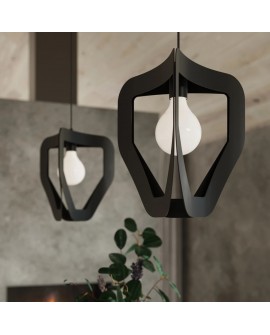 Lampa wisząca TRES czarna Sollux SL.0930