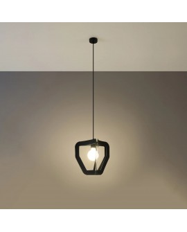 Lampa wisząca TRES czarna Sollux SL.0930
