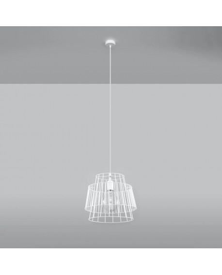 Lampa wisząca GATE biały Sollux SL.0662