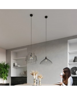 Lampa wisząca GATE czarny Sollux SL.0663