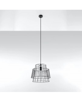 Lampa wisząca GATE czarny Sollux SL.0663