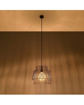 Lampa wisząca GATE czarny Sollux SL.0663