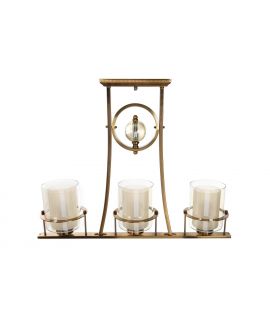 LAMPA SUFITOWA ART DECO MOSIĘŻNA BRONX W3 LUMINA DECO