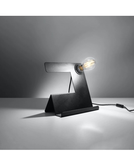 Lampa biurkowa INCLINE czarna Sollux SL.0669