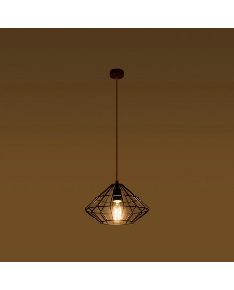 Lampa wisząca UMBERTO czarna Sollux SL.0294